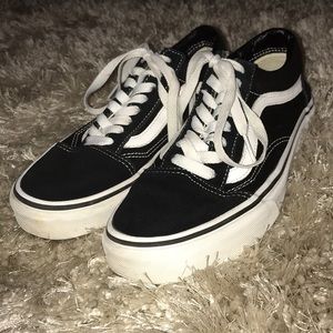 Black Old School Vans